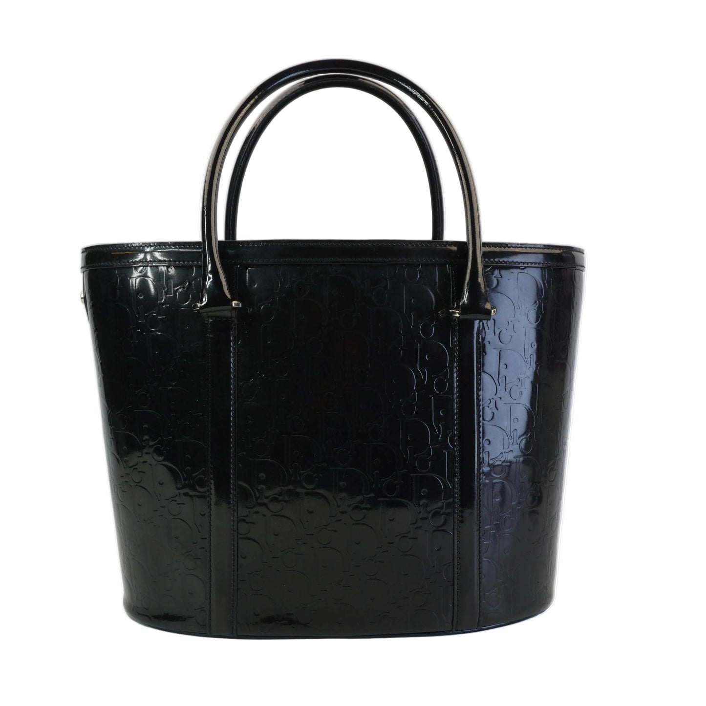 Dior	Ultimate Patent Tote Bag Black Medium SHW