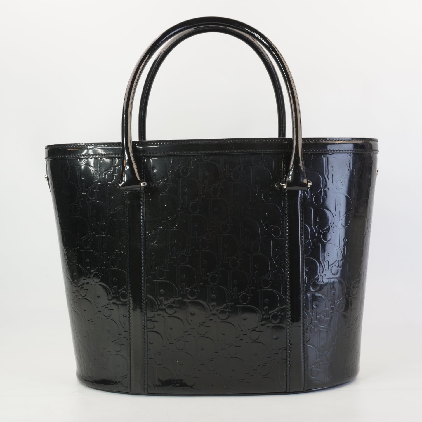 Dior	Ultimate Patent Tote Bag Black Medium SHW