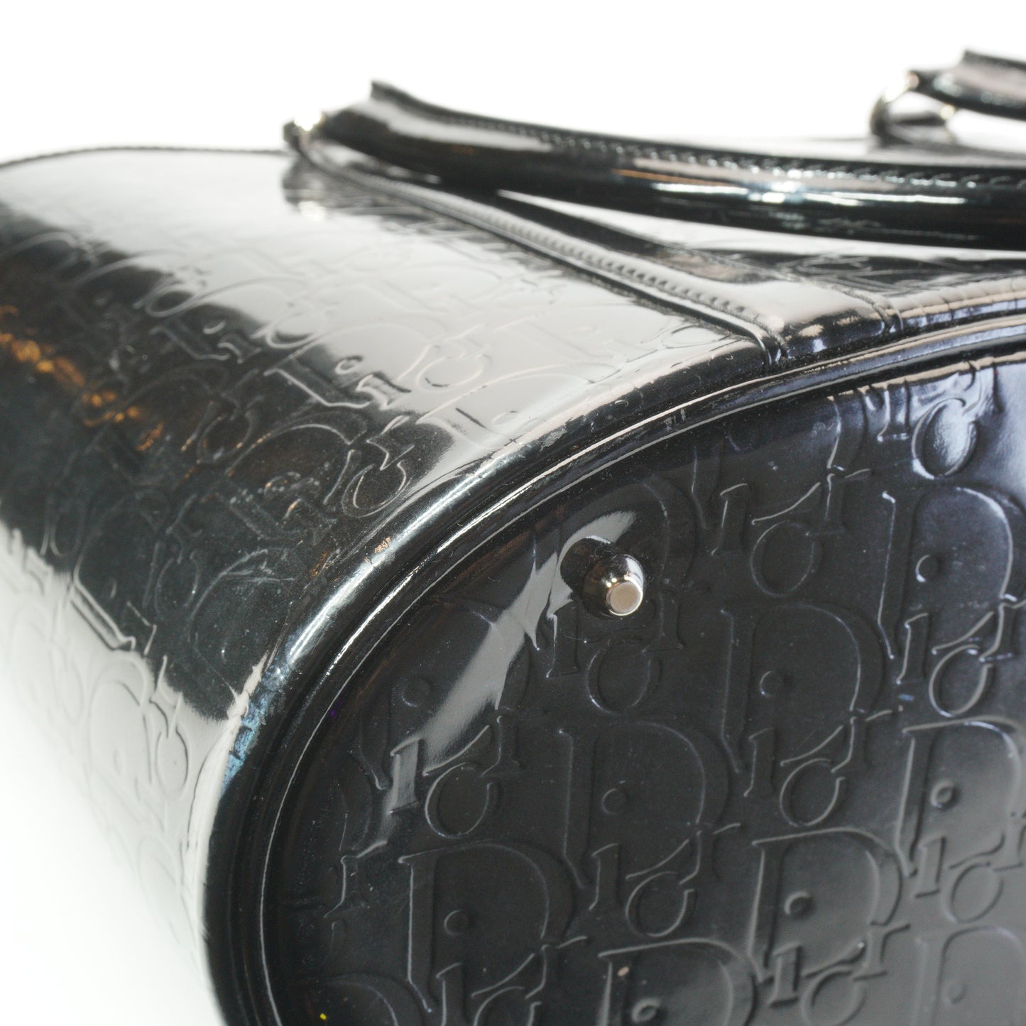 Dior	Ultimate Patent Tote Bag Black Medium SHW