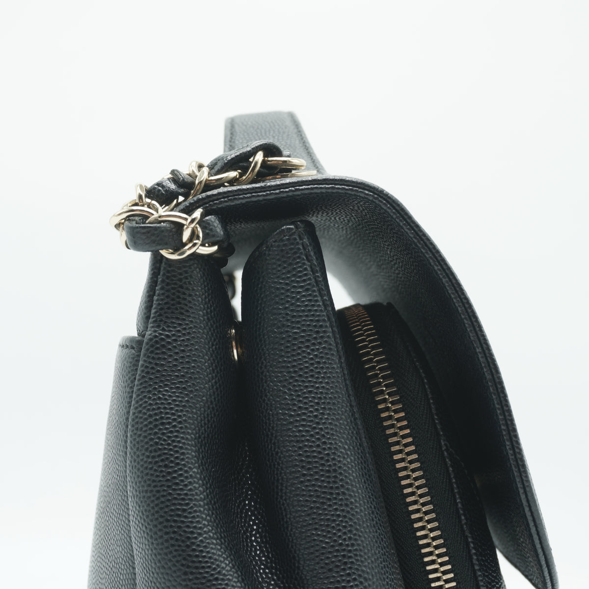 Chanel	Bussiness Affinity Flap Bag Small Black GHW