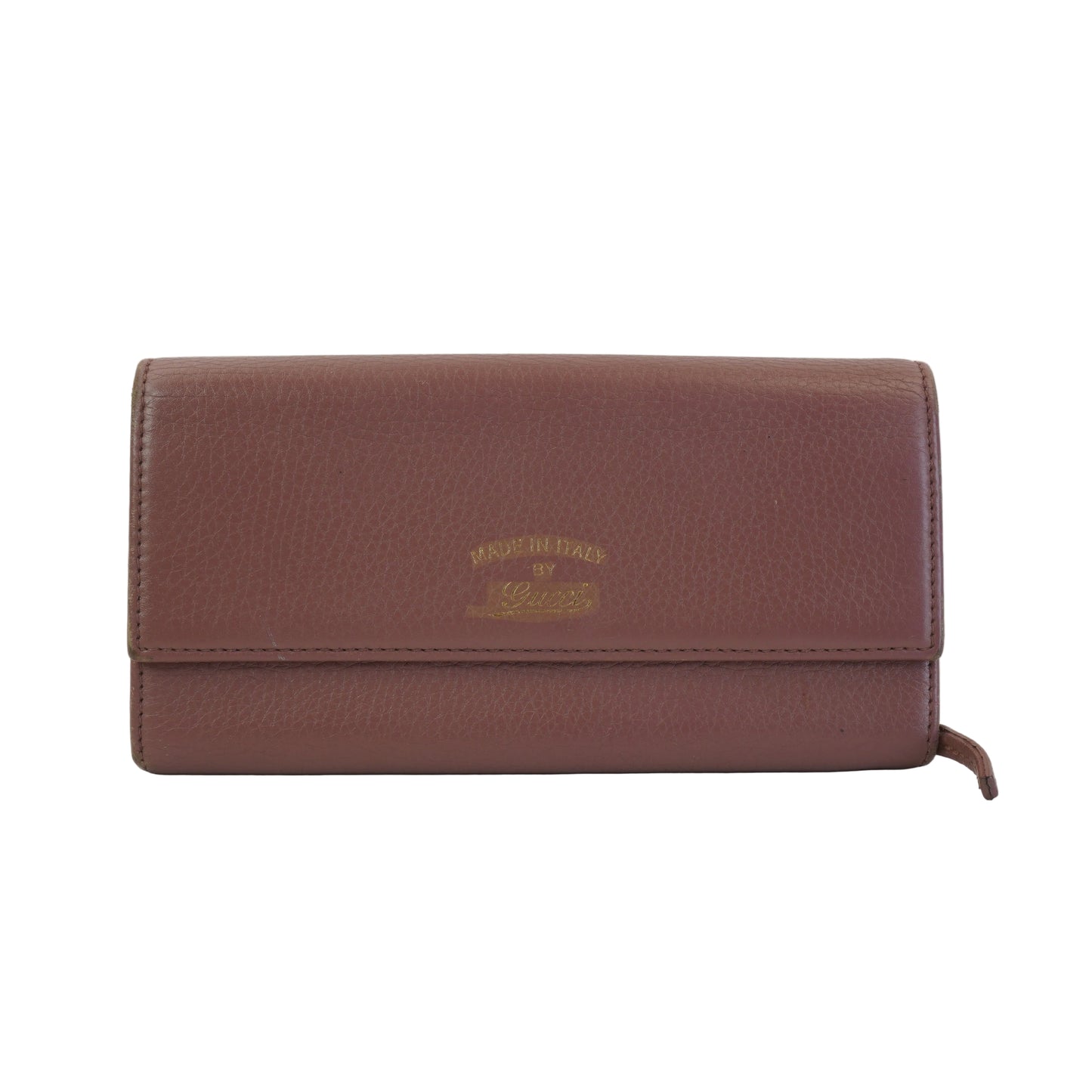 Gucci Swing Continental Flap Wallet Dusty Pink GHW