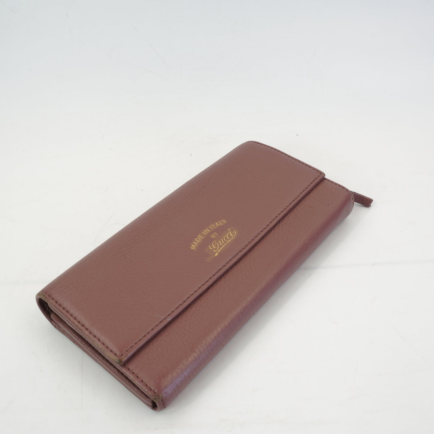 Gucci Swing Continental Flap Wallet Dusty Pink GHW