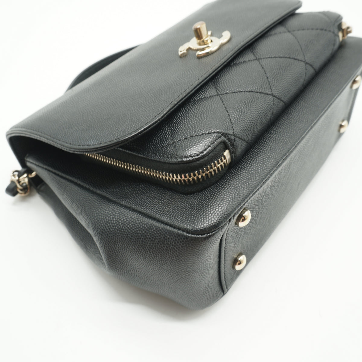 Chanel	Bussiness Affinity Flap Bag Small Black GHW