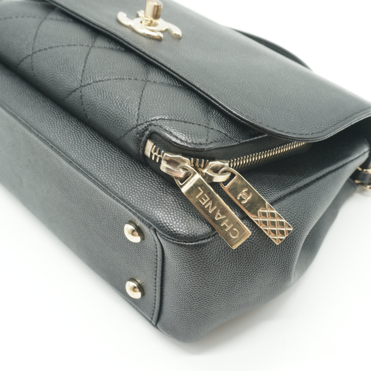 Chanel	Bussiness Affinity Flap Bag Small Black GHW