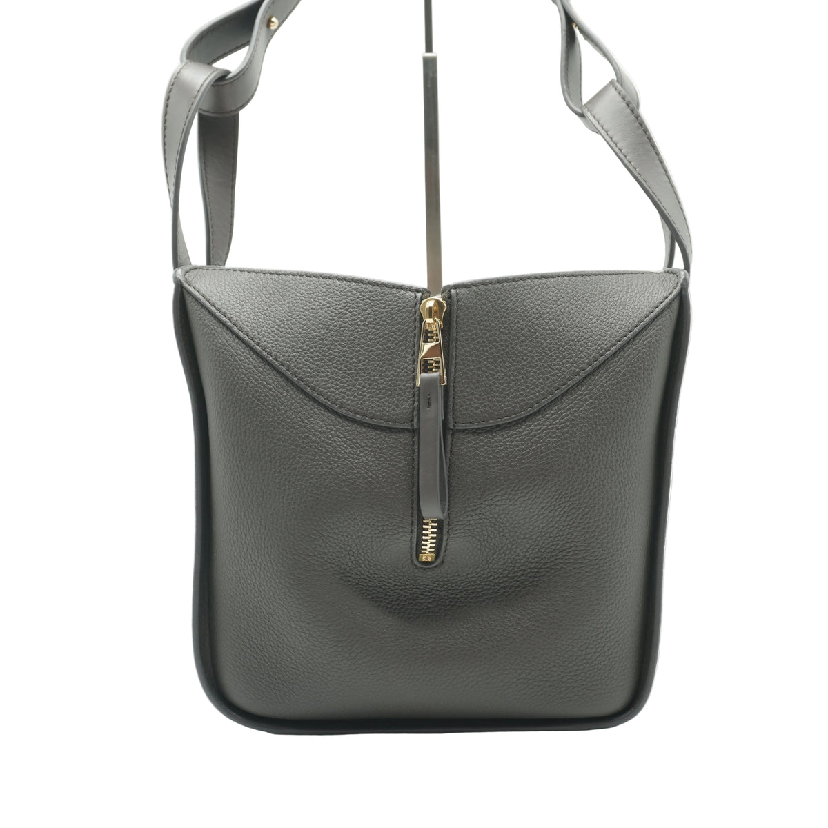 Loewe	Hammock Bag GHW Dark Gray Small