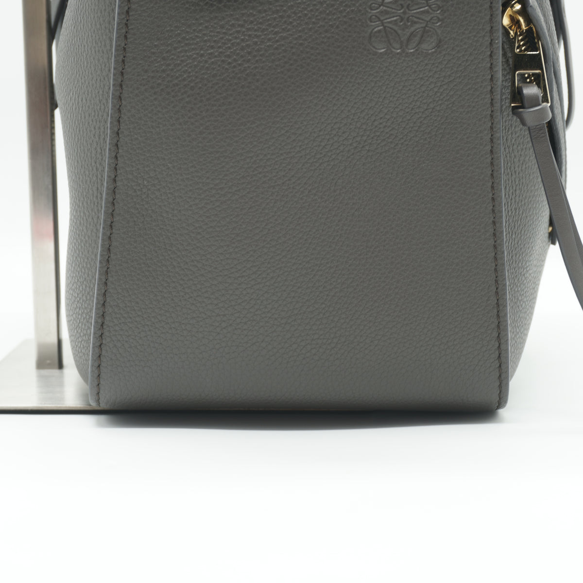 Loewe	Hammock Bag GHW Dark Gray Small
