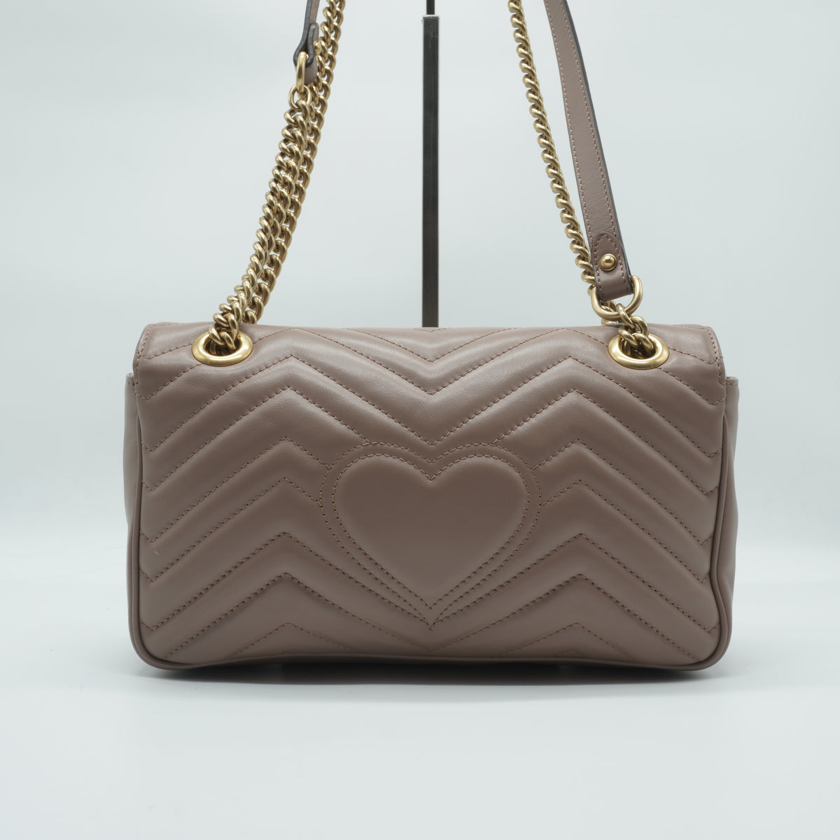 Gucci	GG Marmont Matelasse Shoulder Bag Small Porcelain Rose GHW