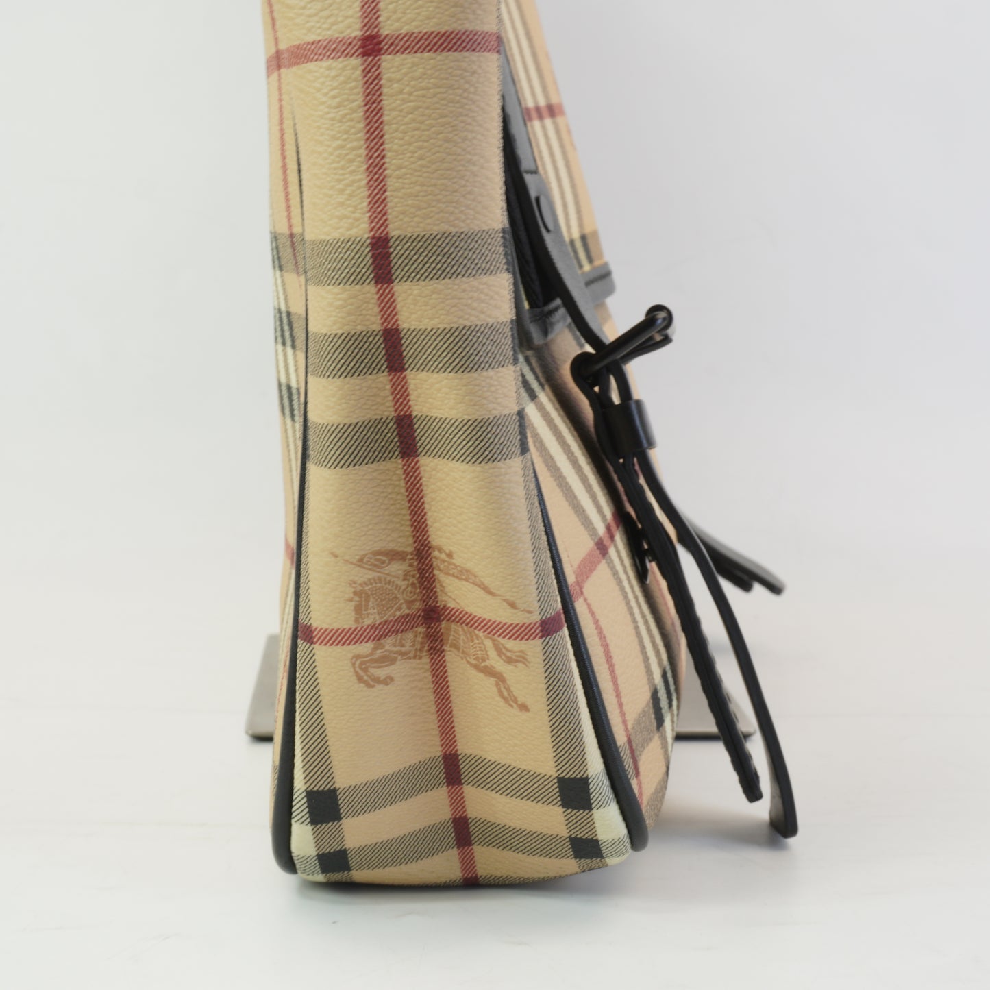 Burberry	Bicolor Hymarket Check Messenger Bag Medium BHW
