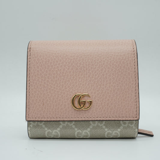 Gucci	Bi Colour GG Marmont Mini Wallet GHW