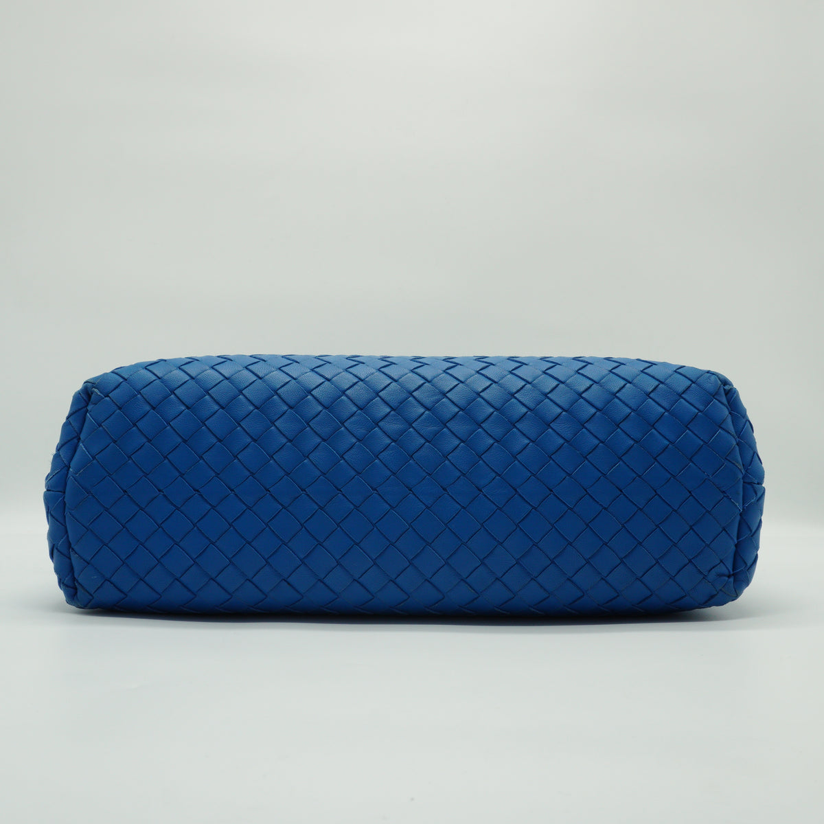 Bottega Veneta	Intrecciato Olimpia Shoulder Bag Blue Medium MHW