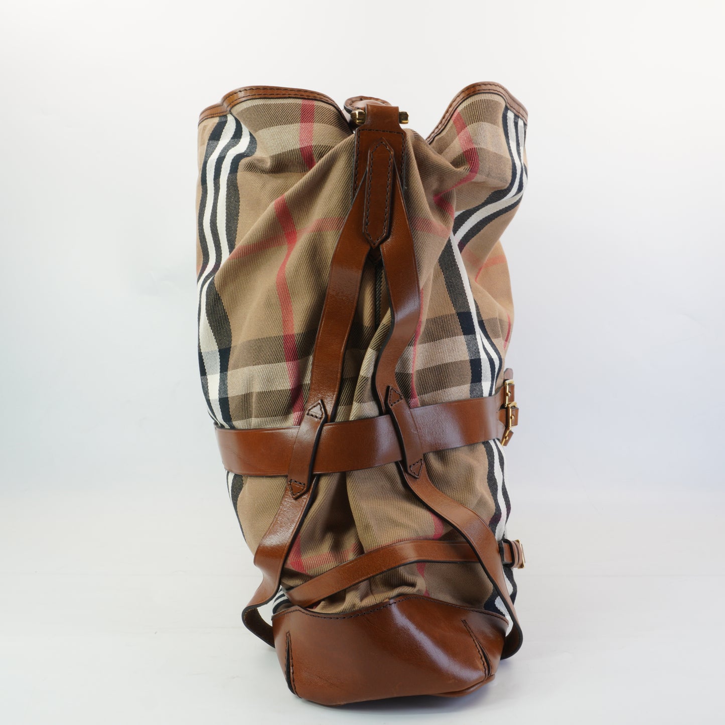 Burberry	House Check Bidle Gosford Hobo Large GHW