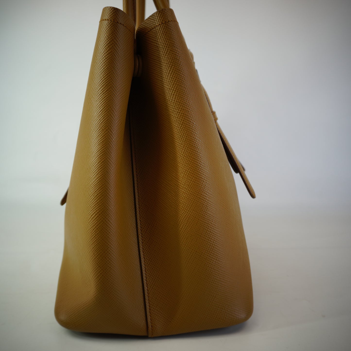 Prada Saffiano Cuir Double Bag SHW Large