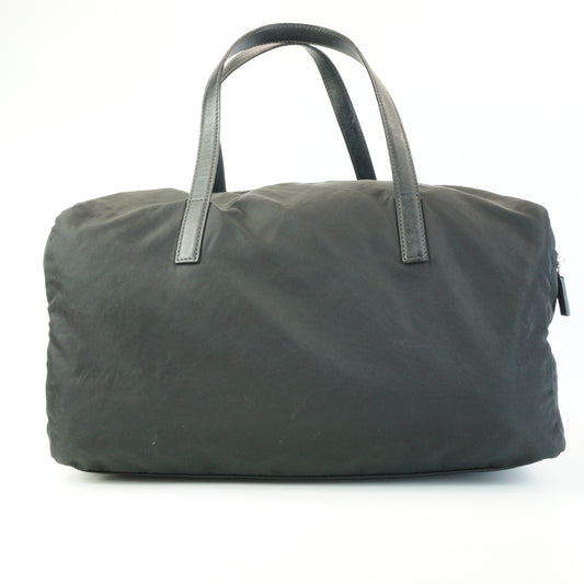 Prada Nylon Shoulder Bag Black Large SHW