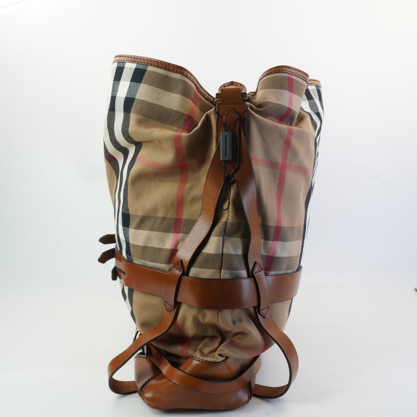 Burberry	House Check Bidle Gosford Hobo Large GHW