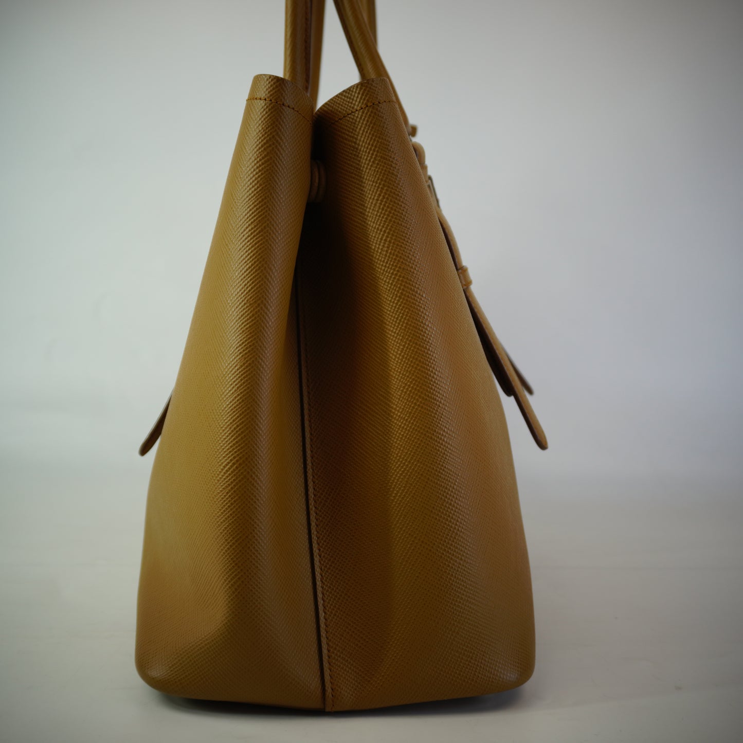 Prada Saffiano Cuir Double Bag SHW Large