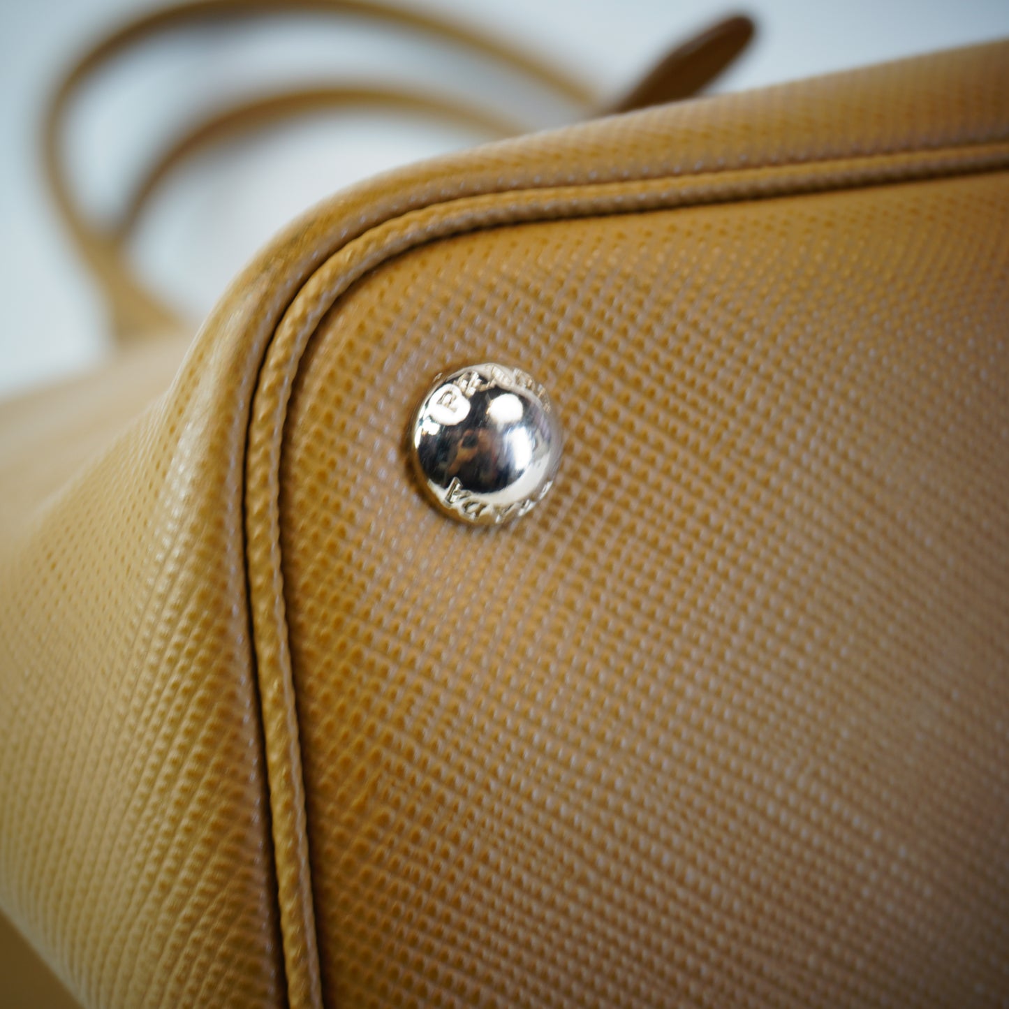 Prada Saffiano Cuir Double Bag SHW Large