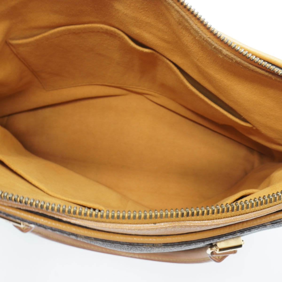 Louis Vuitton Pallas MM Mono Canvas With Yellow Safran Medium GHW