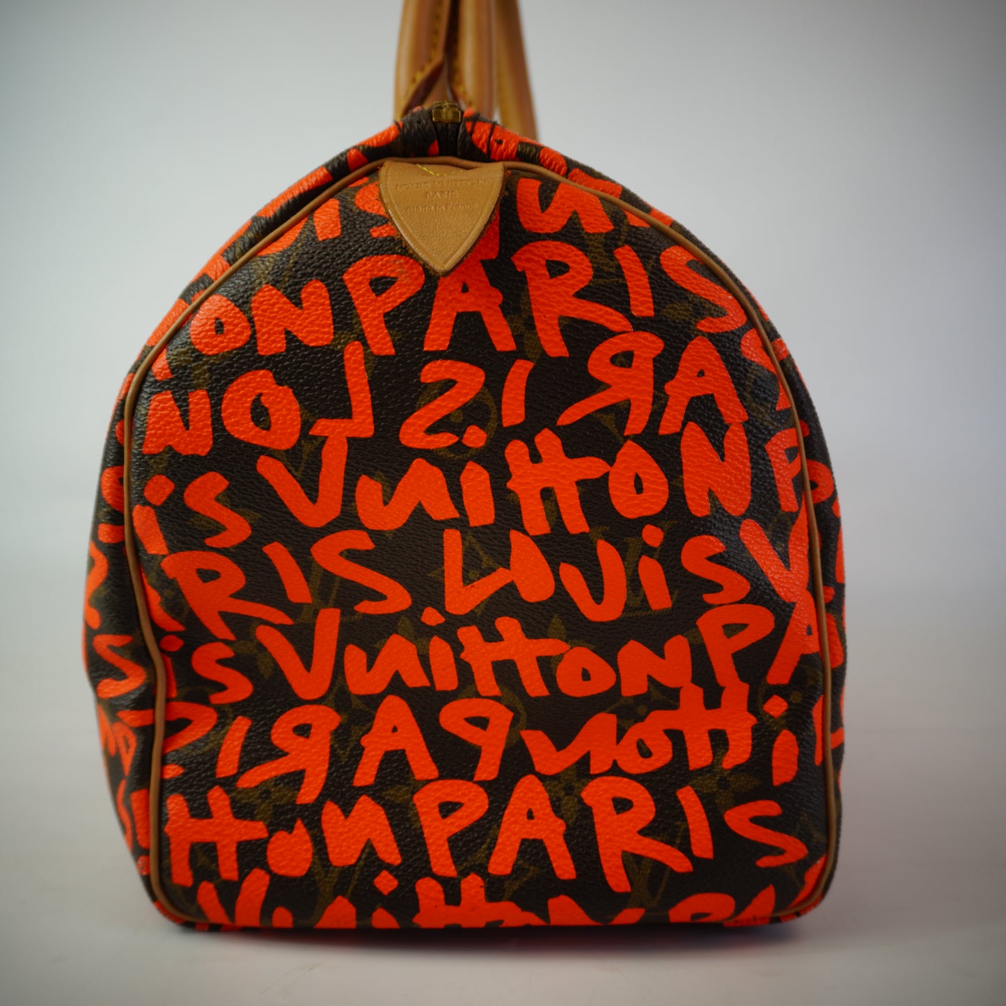 Louis Vuitton	Monogram Graffiti Speedy 30 in Orange