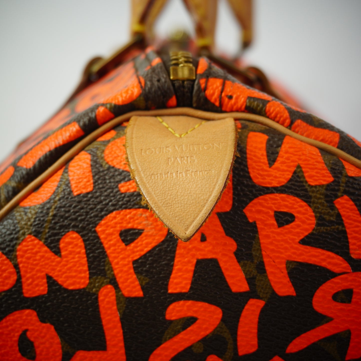 Louis Vuitton	Monogram Graffiti Speedy 30 in Orange