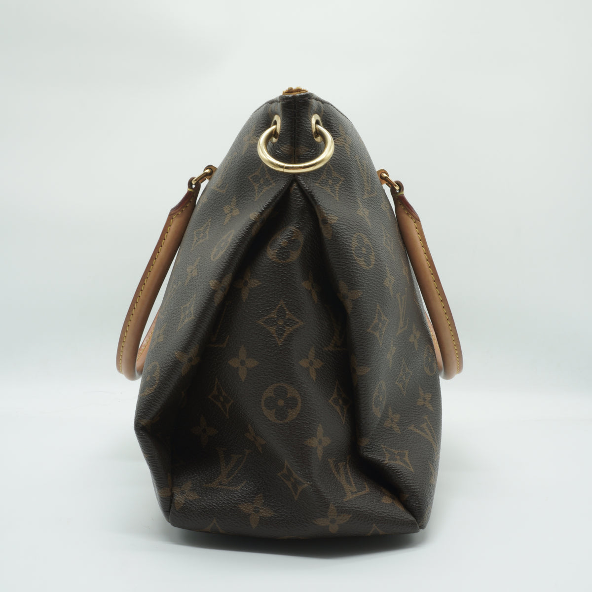 Louis Vuitton Pallas MM Mono Canvas With Yellow Safran Medium GHW