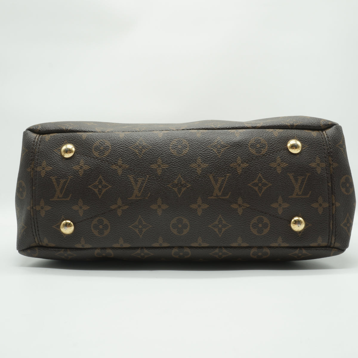 Louis Vuitton Pallas MM Mono Canvas With Yellow Safran Medium GHW