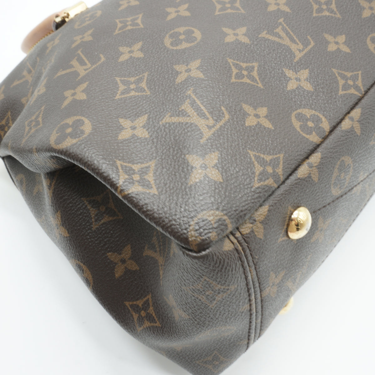 Louis Vuitton Pallas MM Mono Canvas With Yellow Safran Medium GHW