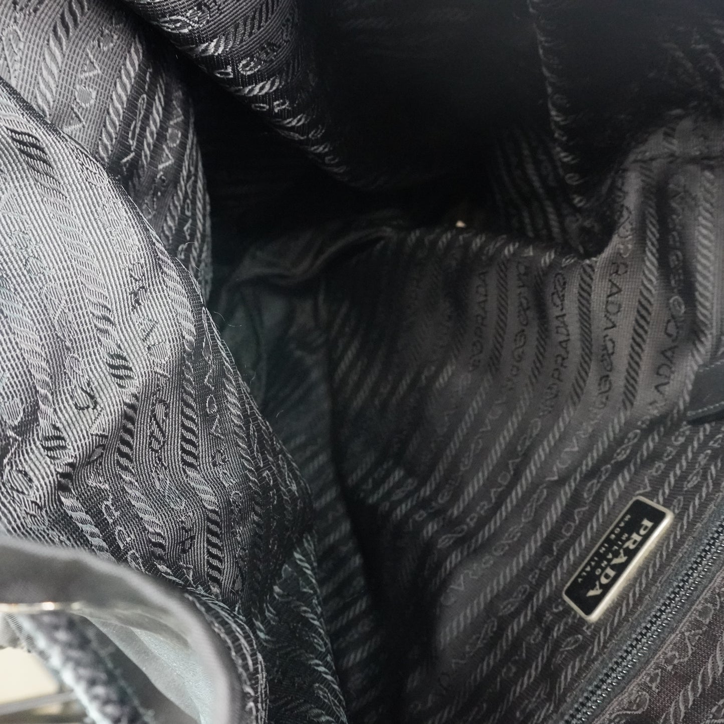 Prada Nylon Backpack Black
