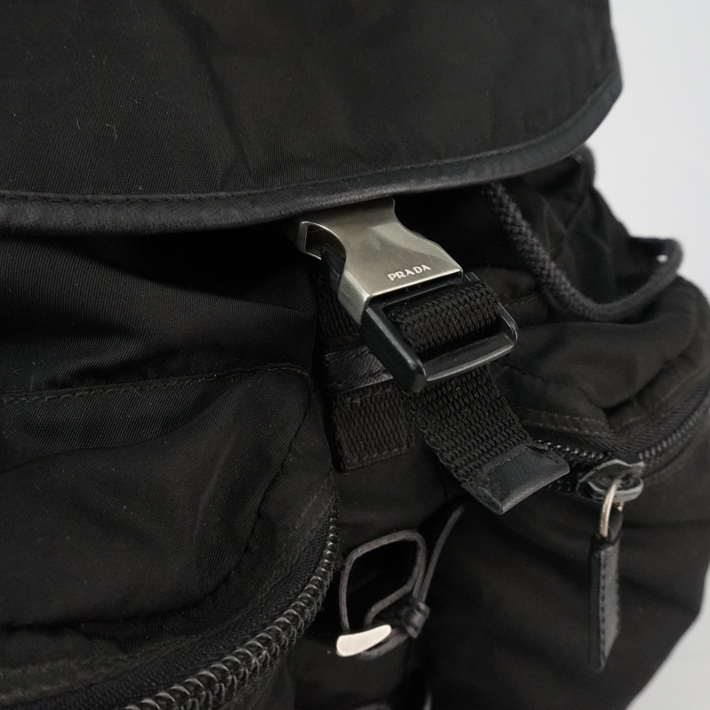 Prada Nylon Backpack Black
