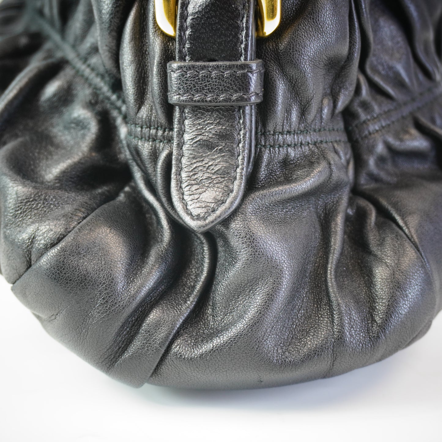 Prada Nappa Gaufre Leather Satche Bag GHW Medium