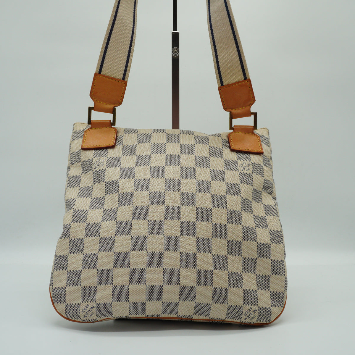 Louis Vuitton Pochette Medium Messenger Bag Damier Azur GHW