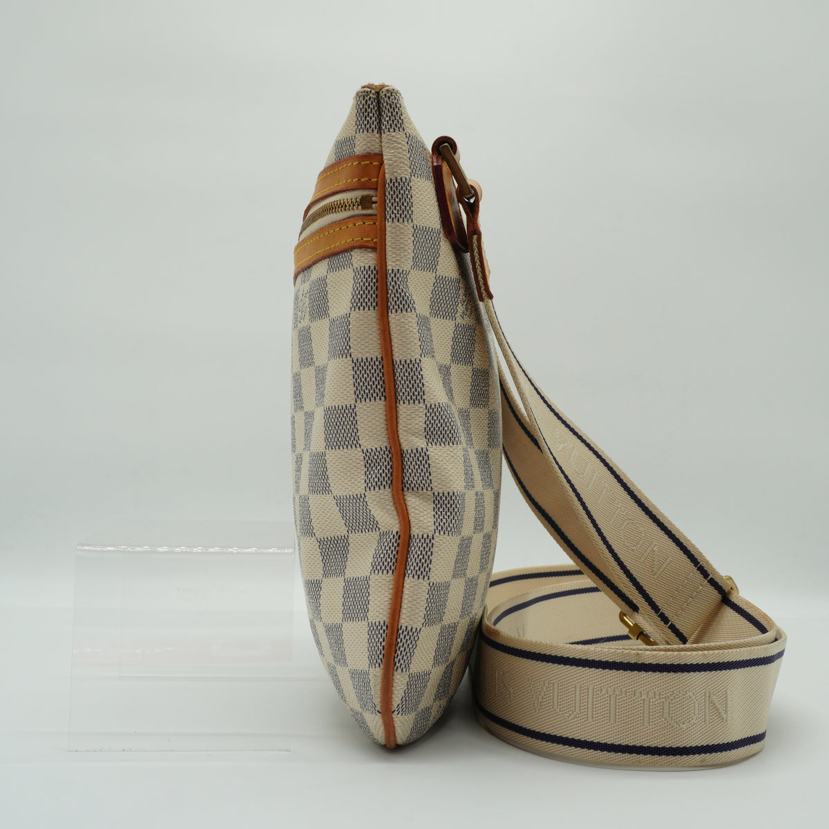 Louis Vuitton Pochette Medium Messenger Bag Damier Azur GHW