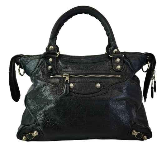 Balenciaga Le City Black Bag SHW Medium