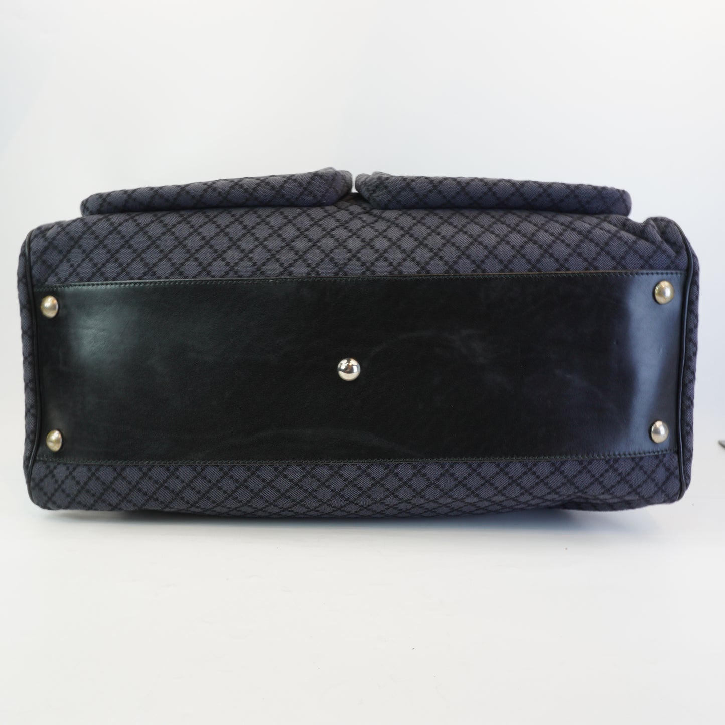 Gucci Diamante Canavas Bag Dark blue gray Large GHW