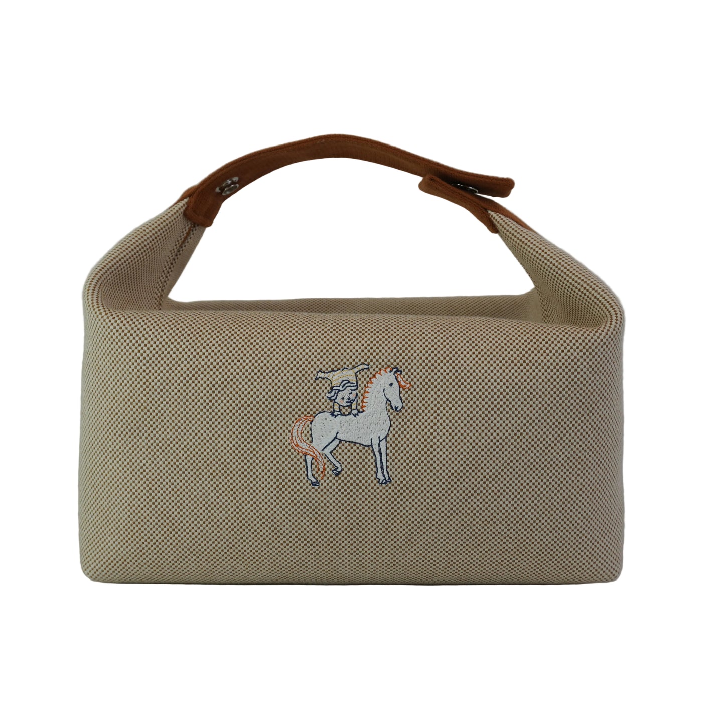 Hermes	Canvas Bride A-Brac Case