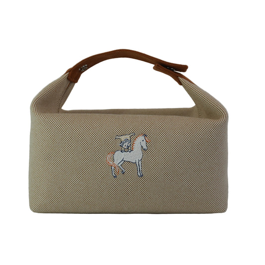 Hermes	Canvas Bride A-Brac Case