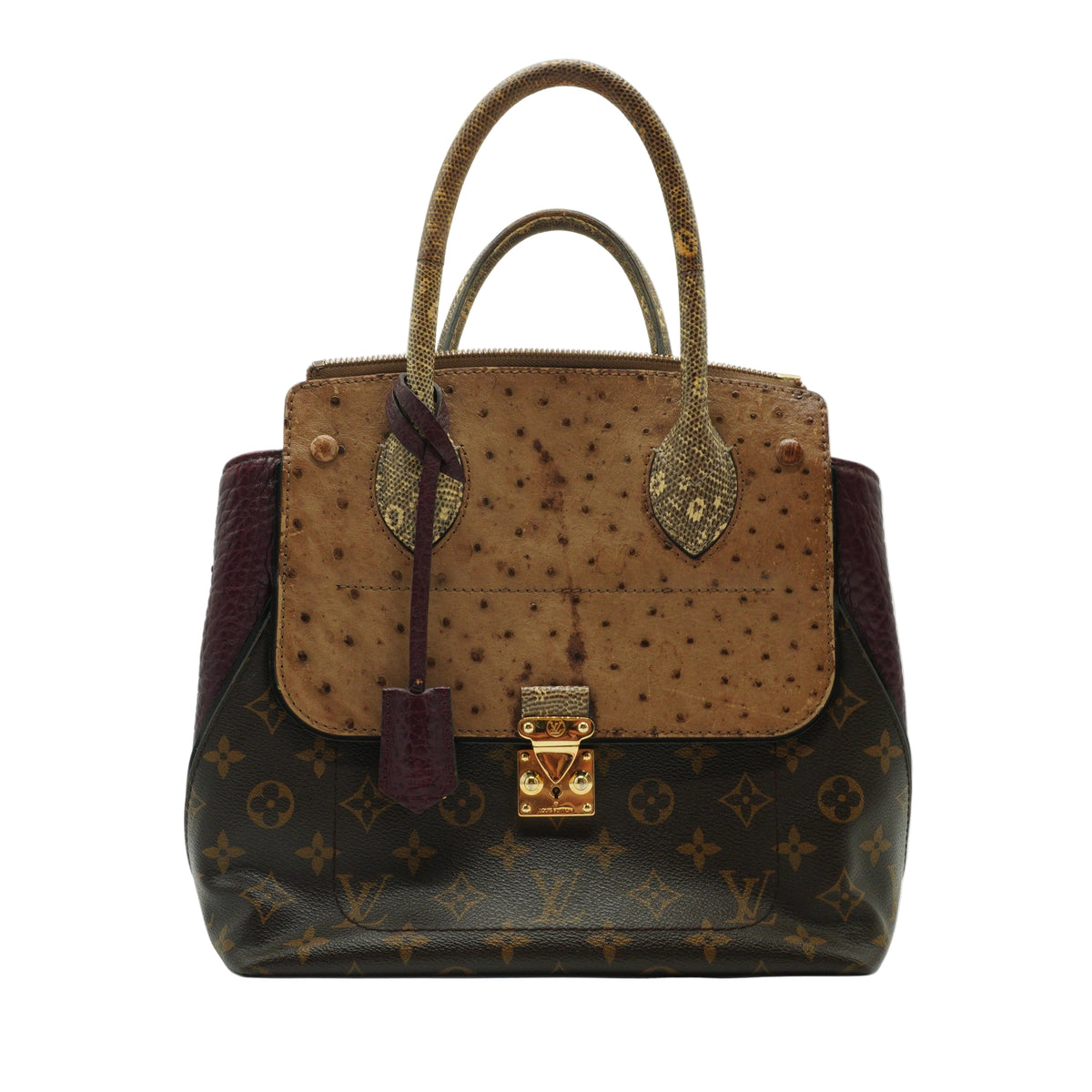 Louis Vuitton	Limited Edition Exotique Monogram Majestueux Tote PM GHW