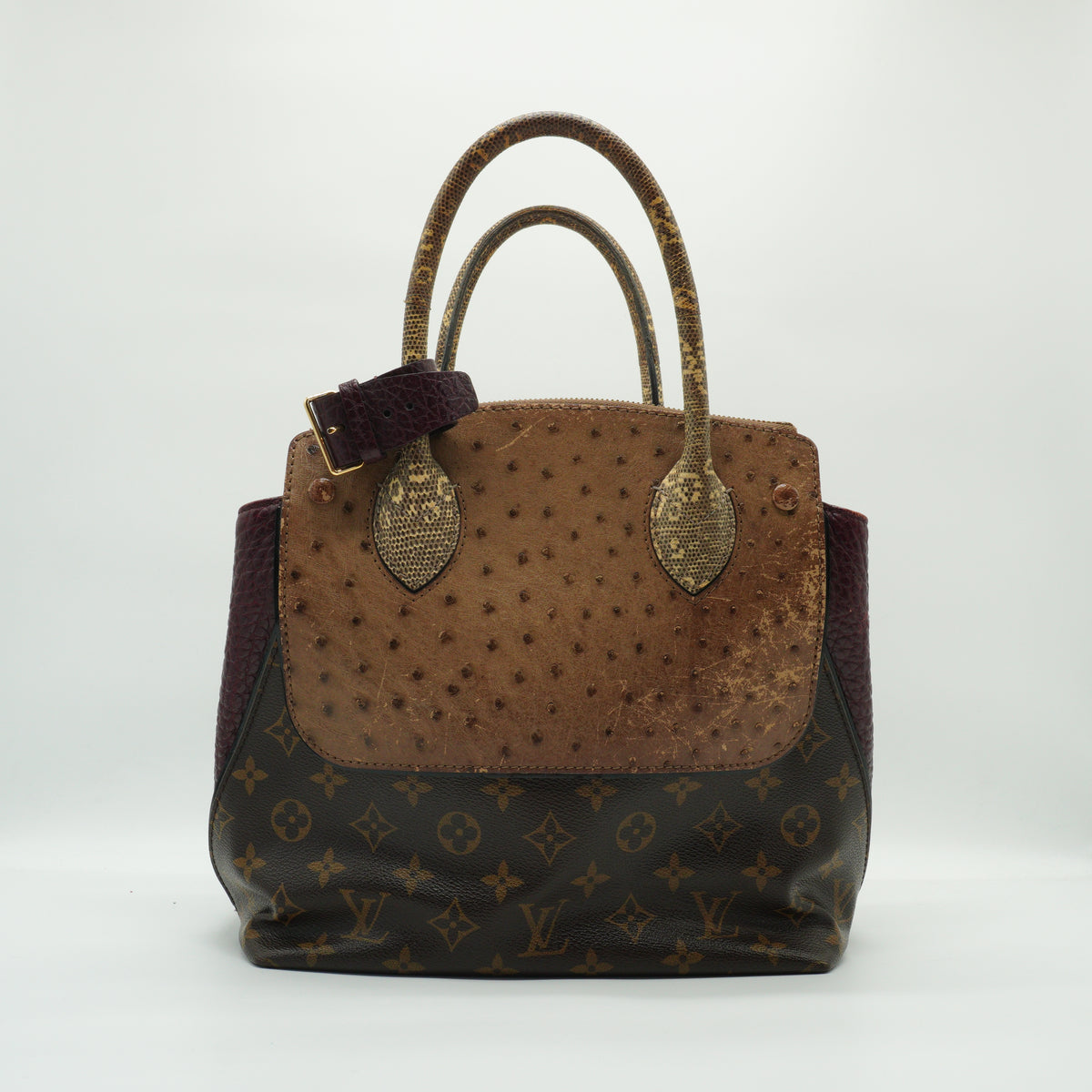 Louis Vuitton	Limited Edition Exotique Monogram Majestueux Tote PM GHW