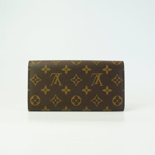 Louis Vuitton Sarah long wallet GHW