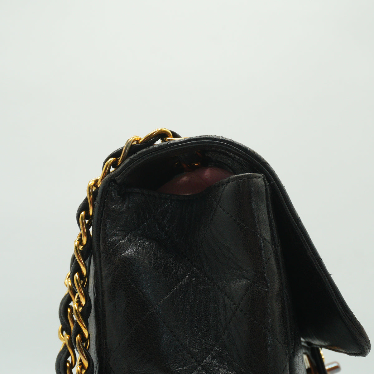 Chanel	Classic Single Flap Bag black Medium GHW