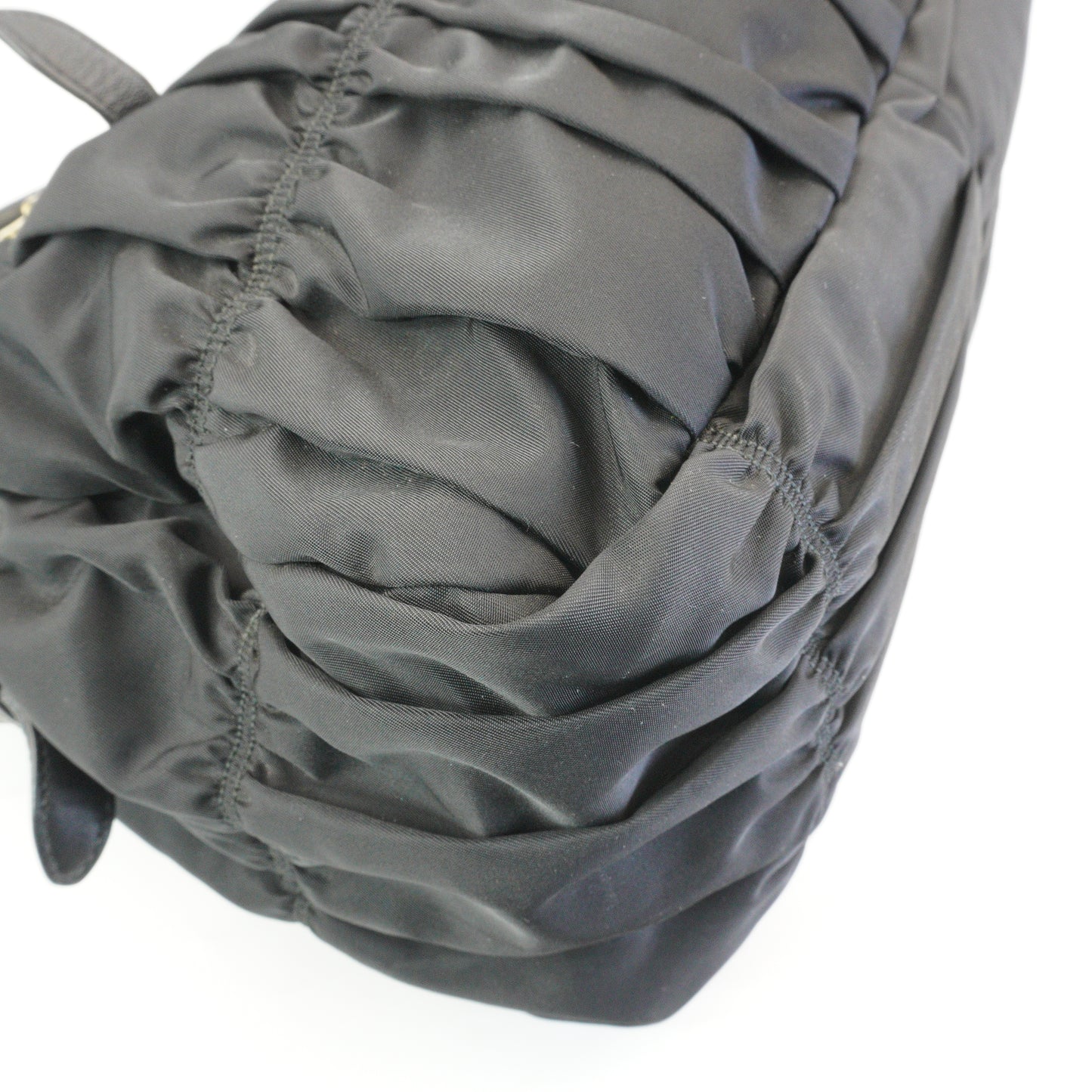 Prada Tessuto Gaufre Nylon Large Black GHW