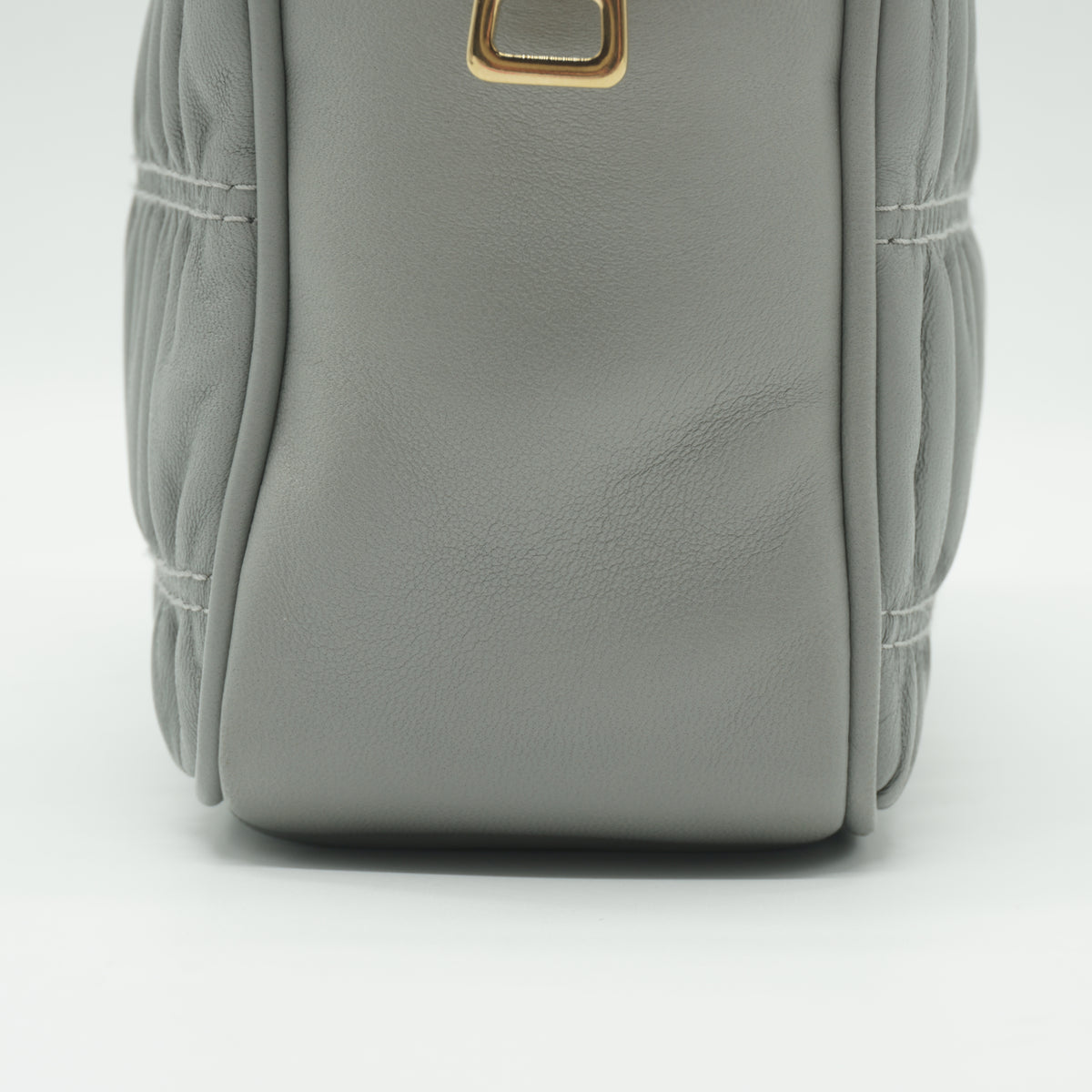 Prada	Nappa Gaufe Camera Bag Grey
