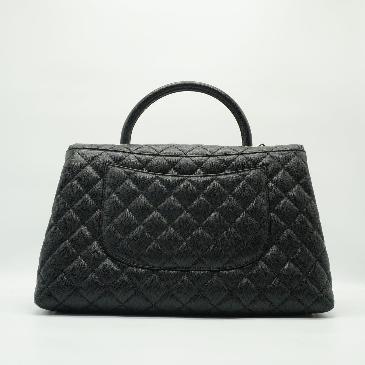 Chanel	Coco Handle Black Bag Jumbo GHW