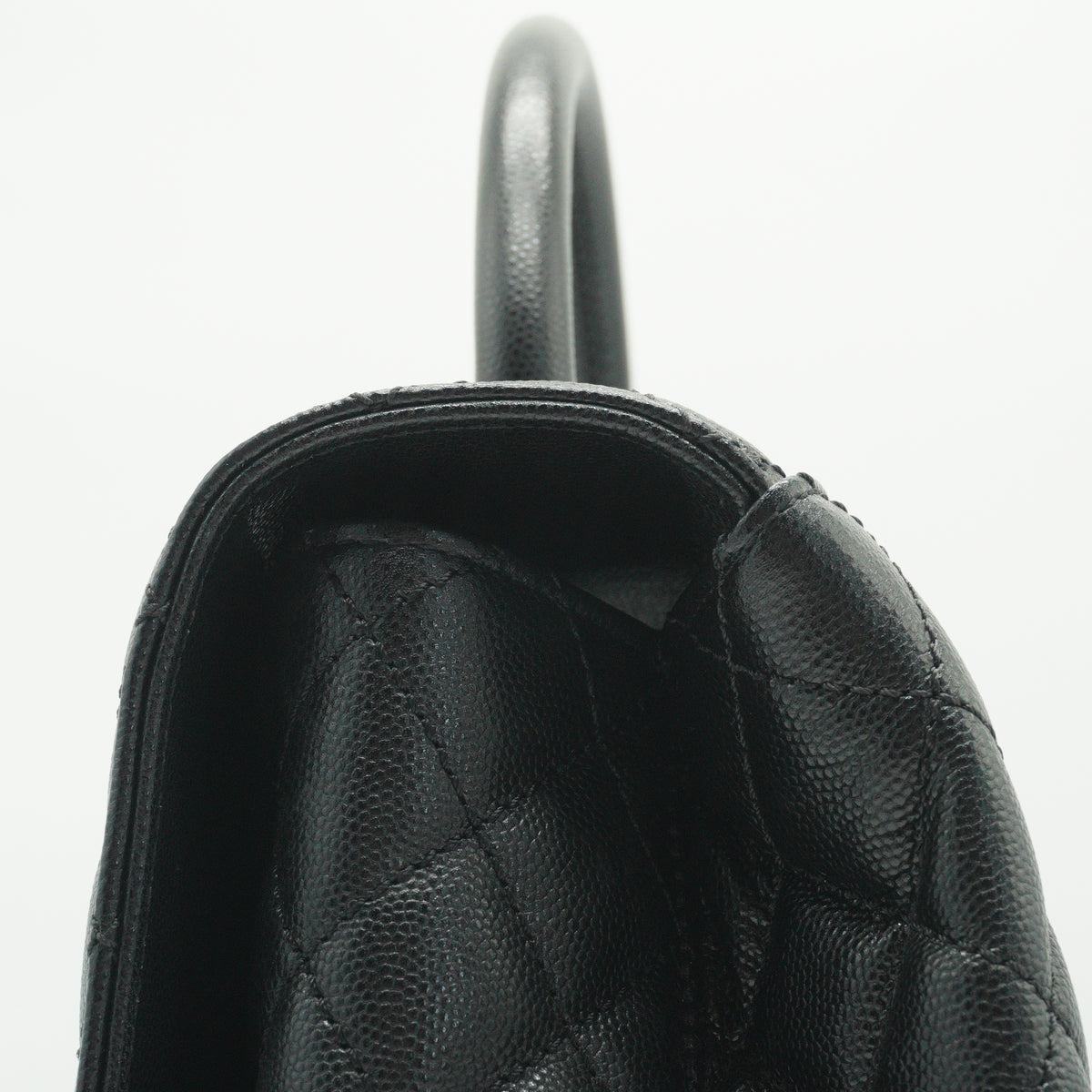 Chanel	Coco Handle Black Bag Jumbo GHW