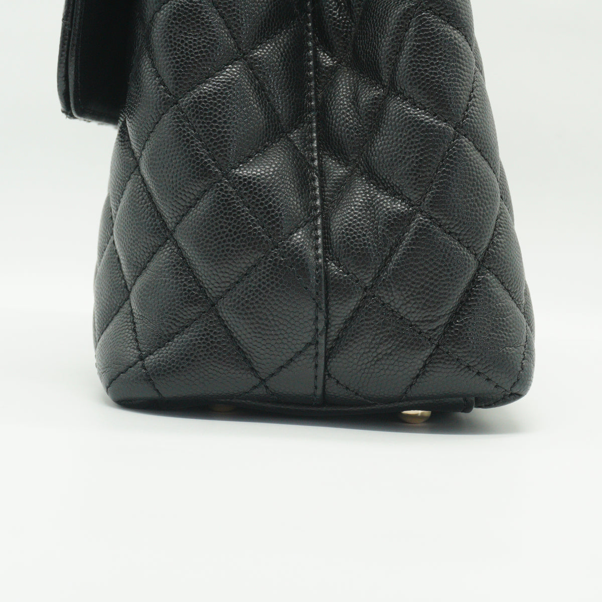 Chanel	Coco Handle Black Bag Jumbo GHW