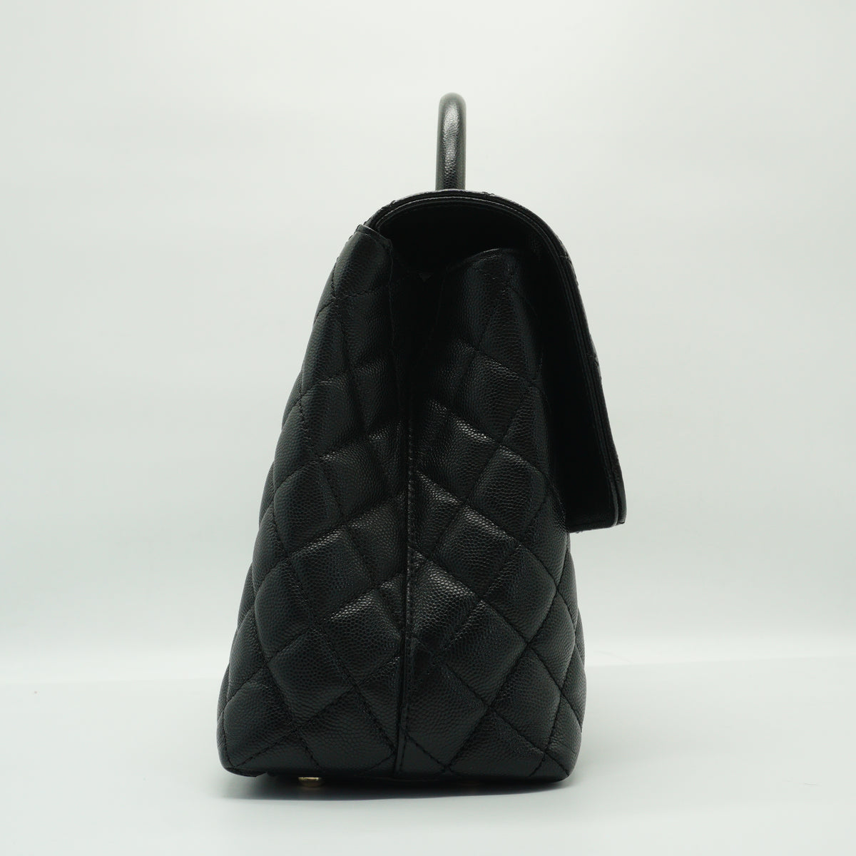 Chanel	Coco Handle Black Bag Jumbo GHW