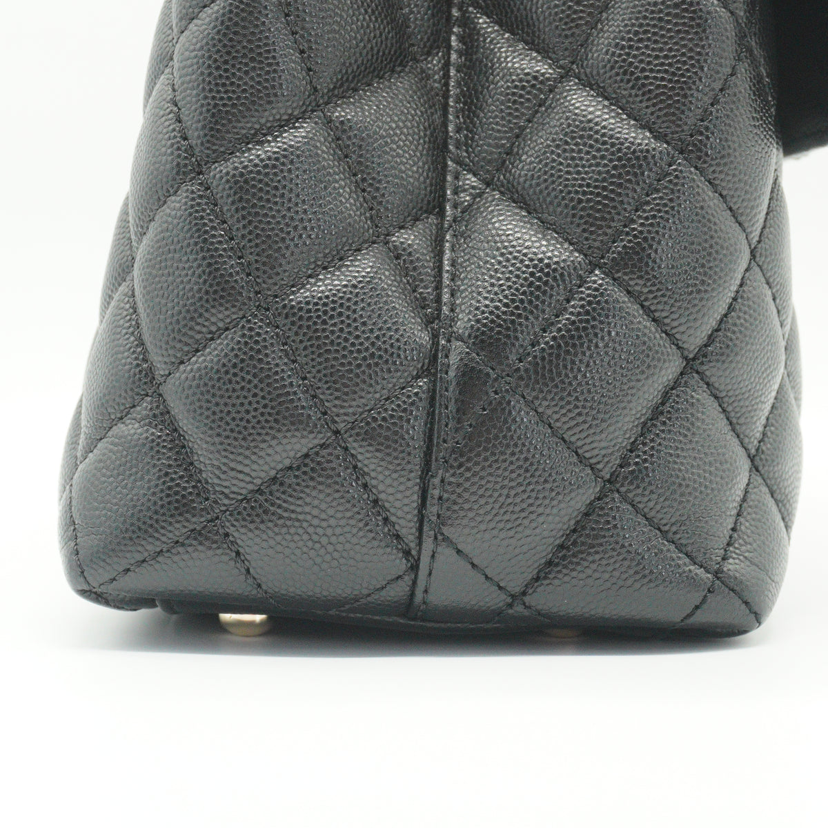 Chanel	Coco Handle Black Bag Jumbo GHW