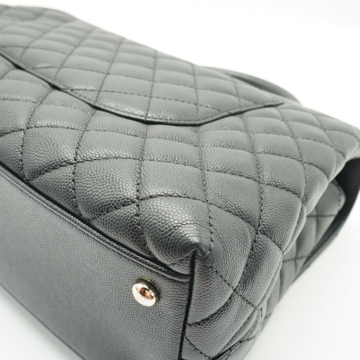 Chanel	Coco Handle Black Bag Jumbo GHW