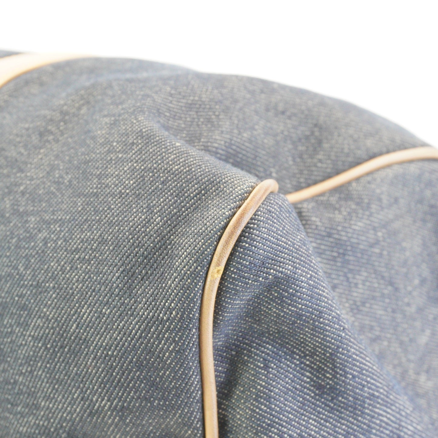 Dior	Denim Boston Large Blue GHW