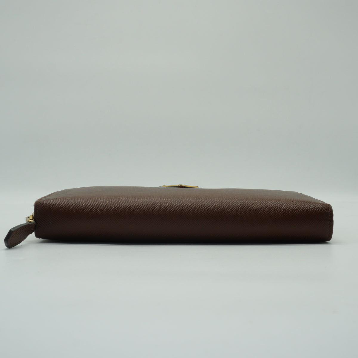 Prada	Saffiano Leather Zip-Around Wallet GHW