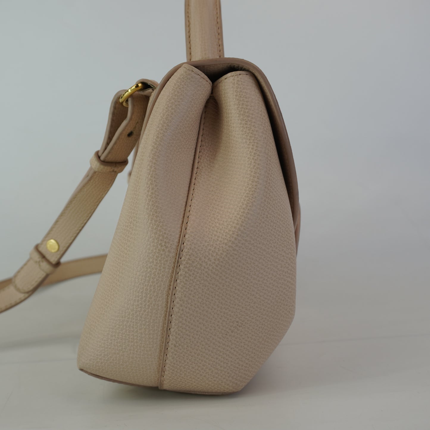 Polene Un Nano Bag Beige/Nude